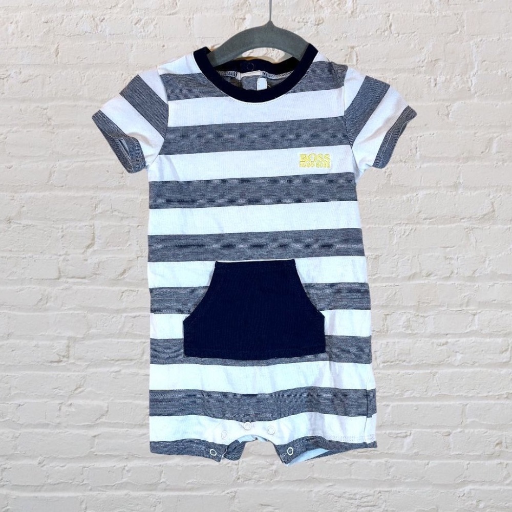 Boss Striped Shortie Romper​